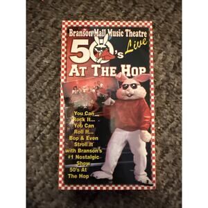 50's At The Hop Live VHS Branson Mall Music Theatre 2000 #1 Nostalgic Show